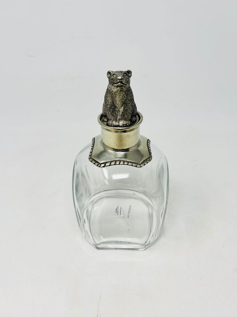 Pewter Bear Decanter