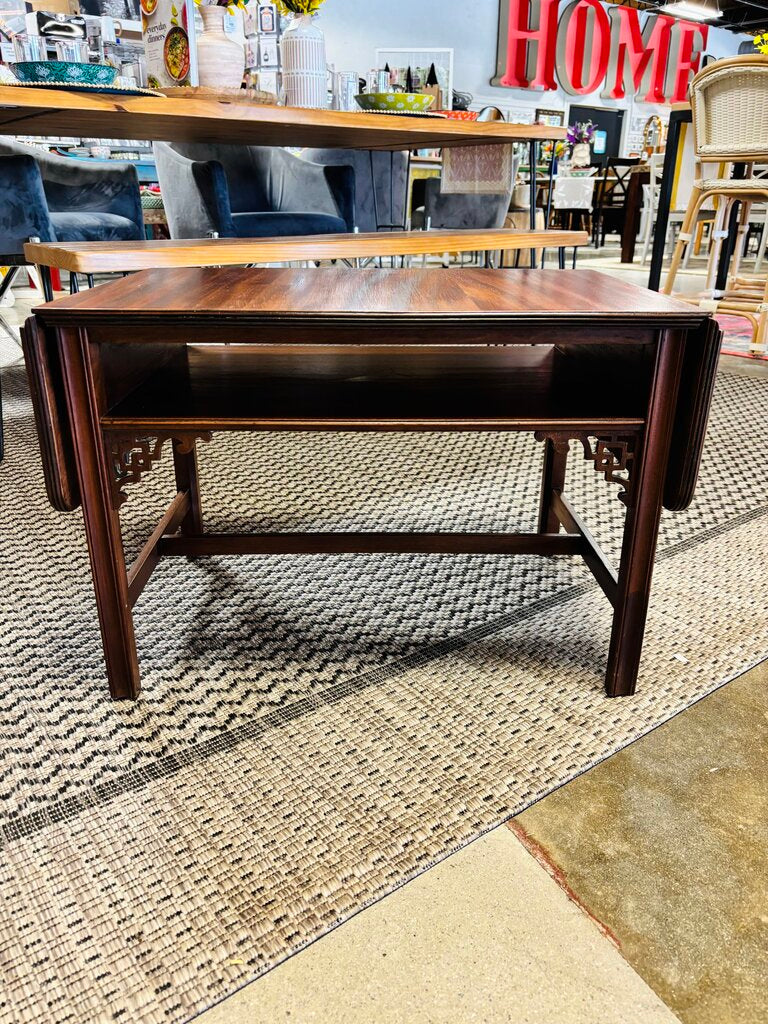 Drop Leaf Design Side Table 27.25 X 18 X 18
