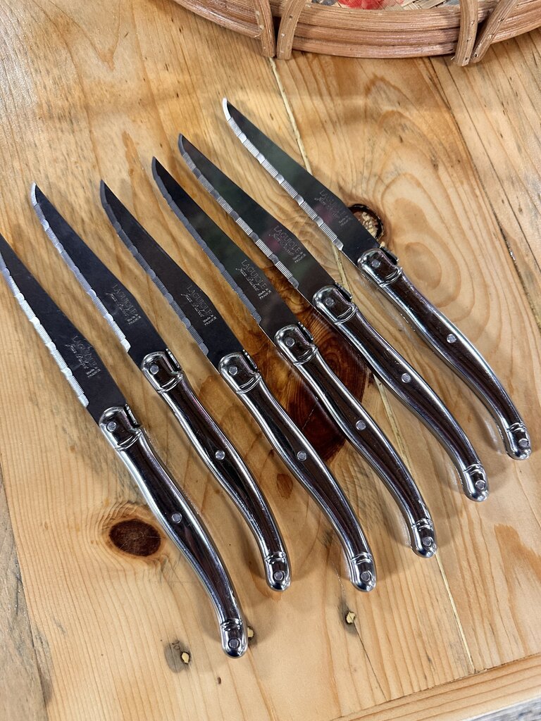 Set 6 Jean Dubost Laguiole Steak Knives