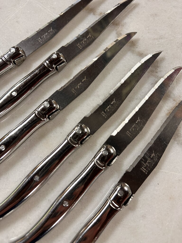 Set 6 Jean Dubost Laguiole Steak Knives