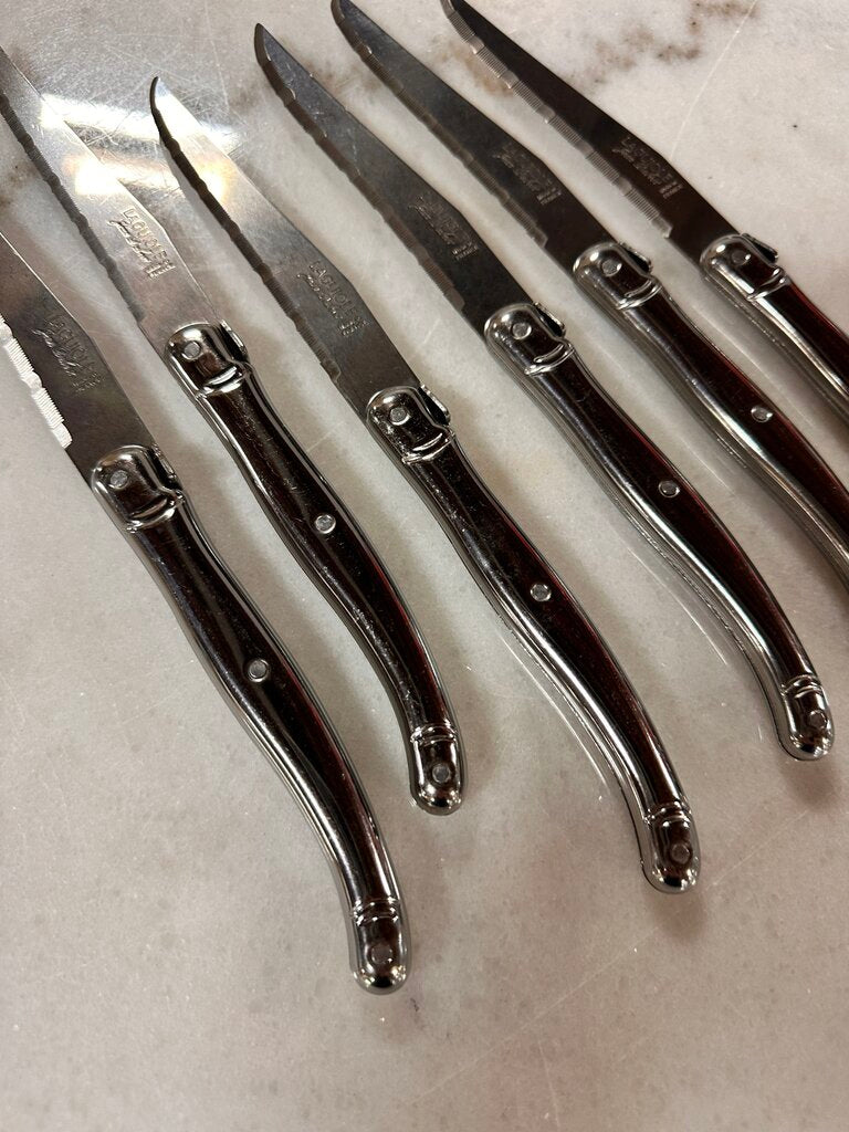 Set 6 Jean Dubost Laguiole Steak Knives