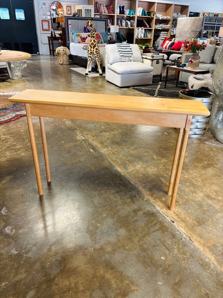 Vermont Made Wood Sofa Table 48 X 10 X 30