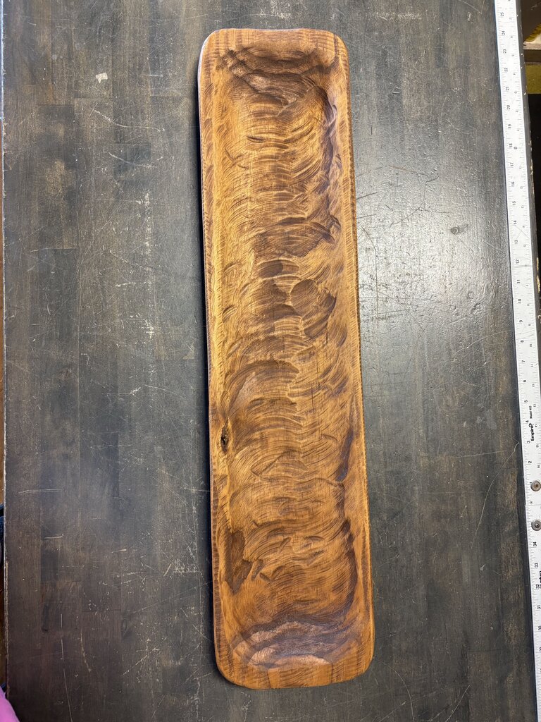 Handmade Wood Dough Bowl
