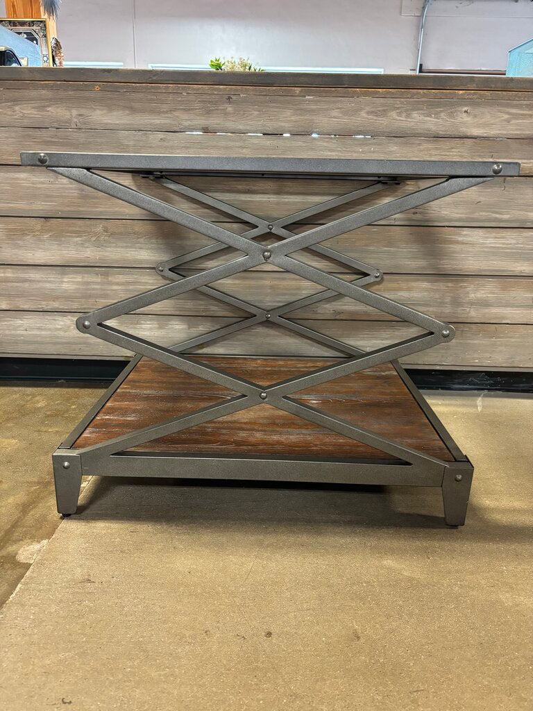 Liberty Furn Avignon Metal/Glass End Table