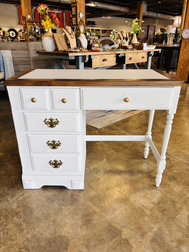 Wood Natural & Painted Desk