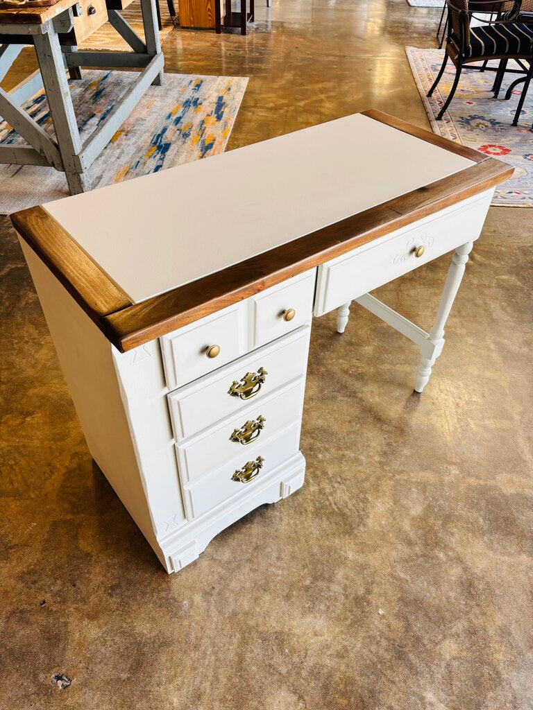 Wood Natural & Painted Desk