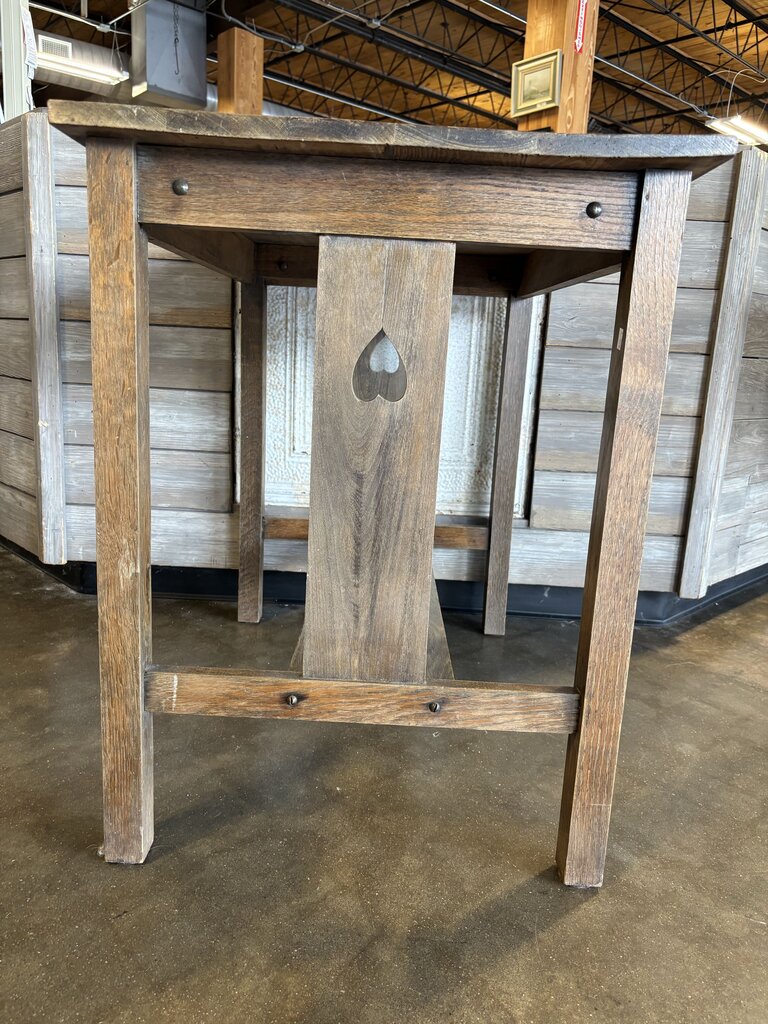 Vintage Shaker Heart Table, Rocker, Chair 3 PC