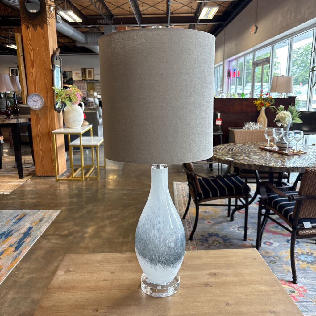 Glass Base Lamp