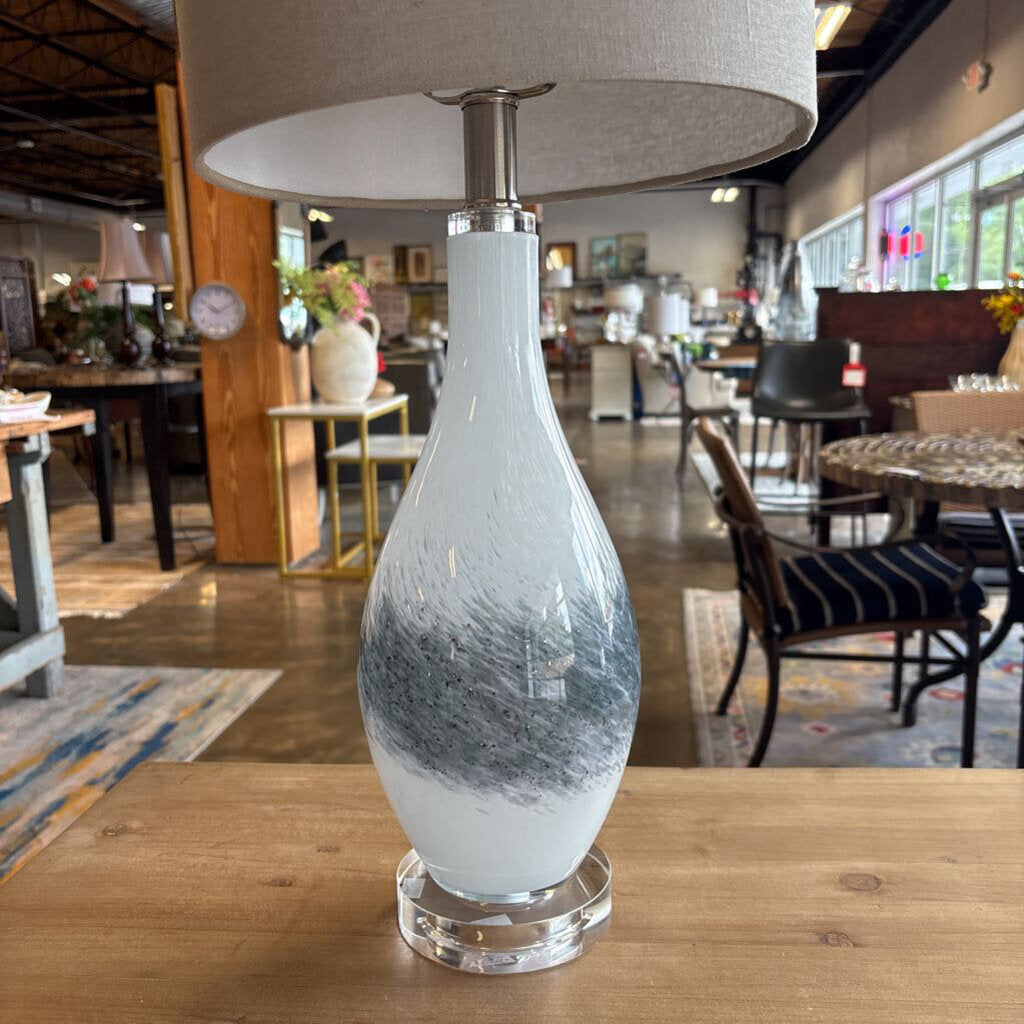 Glass Base Lamp