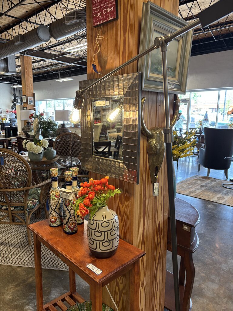 Angled Metal Floor Lamp