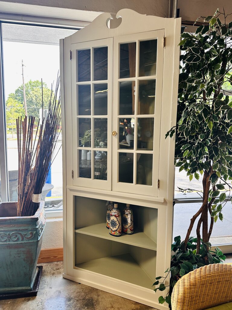 Painted Corner Cabinet