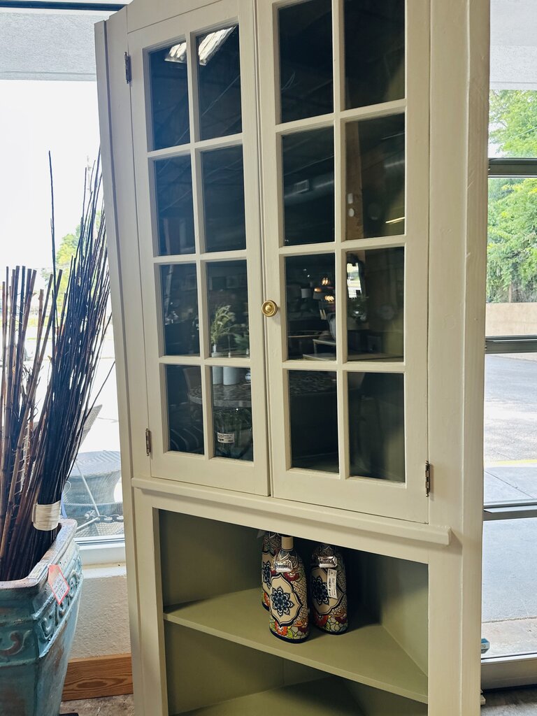 Painted Corner Cabinet
