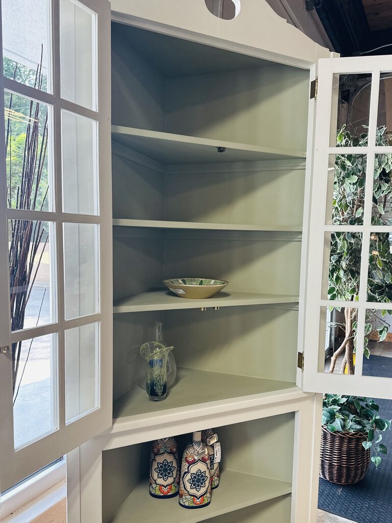 Painted Corner Cabinet