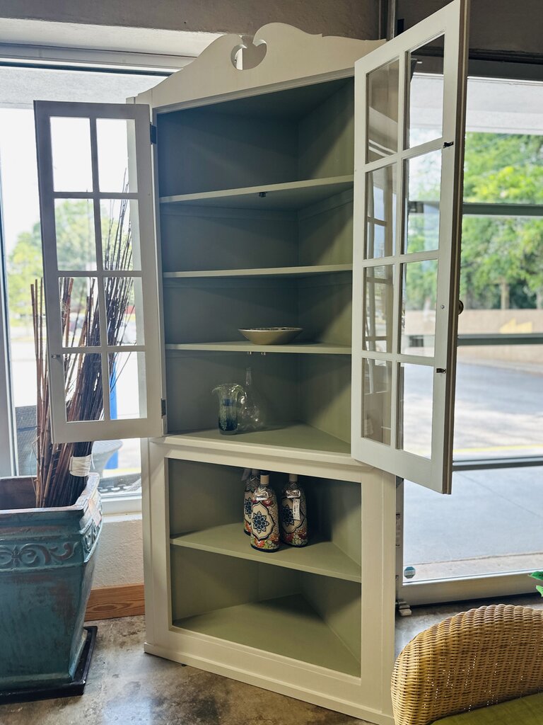 Painted Corner Cabinet