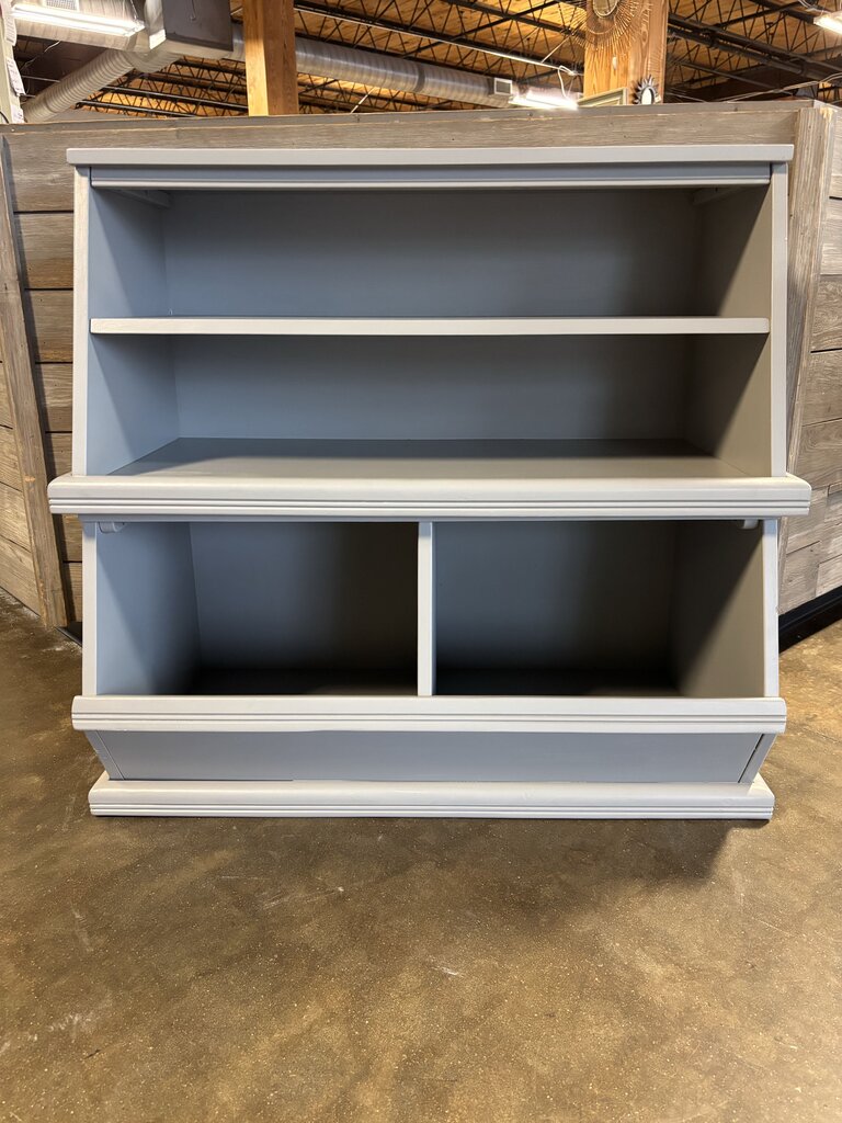 Painted 2 PC Storage Cube/Shelf Unit