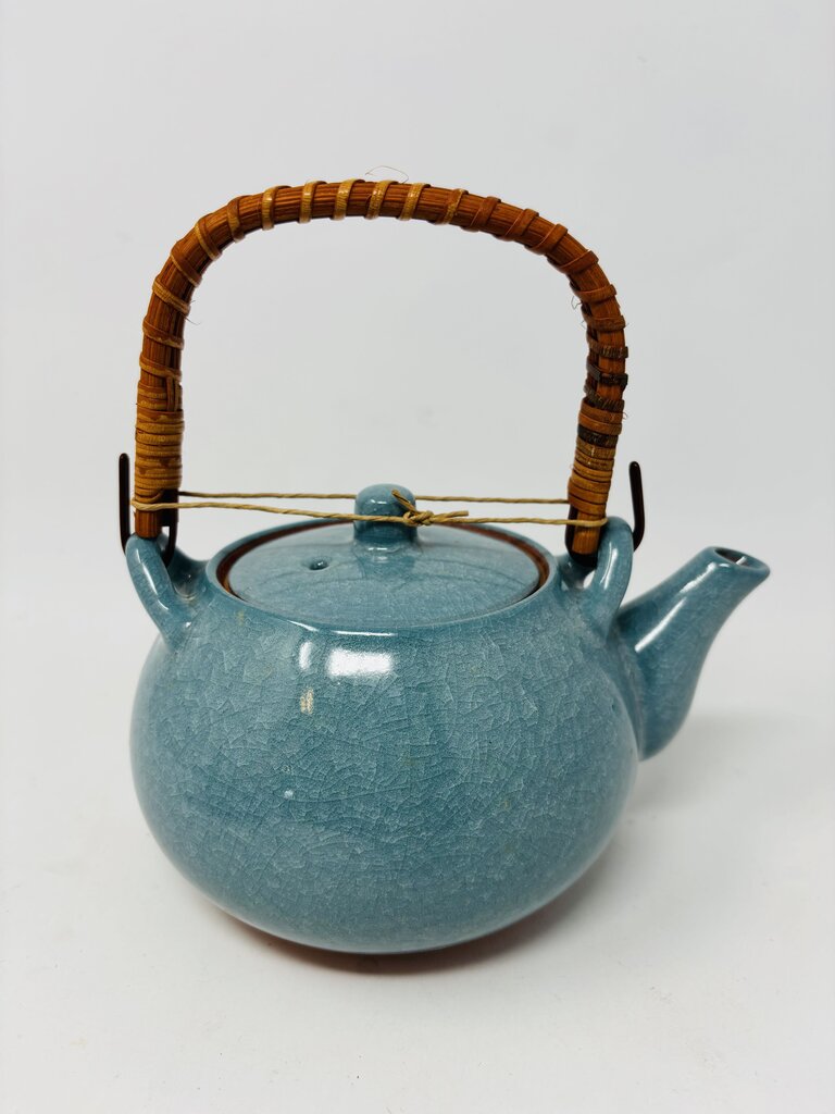 Blue Tea Pot & Cups
