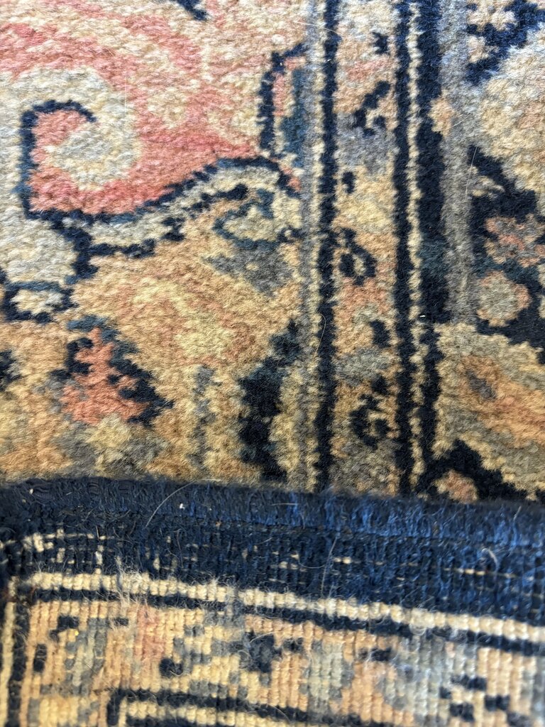 Vintage Machine Made Wool Area Rug 52 X 73
