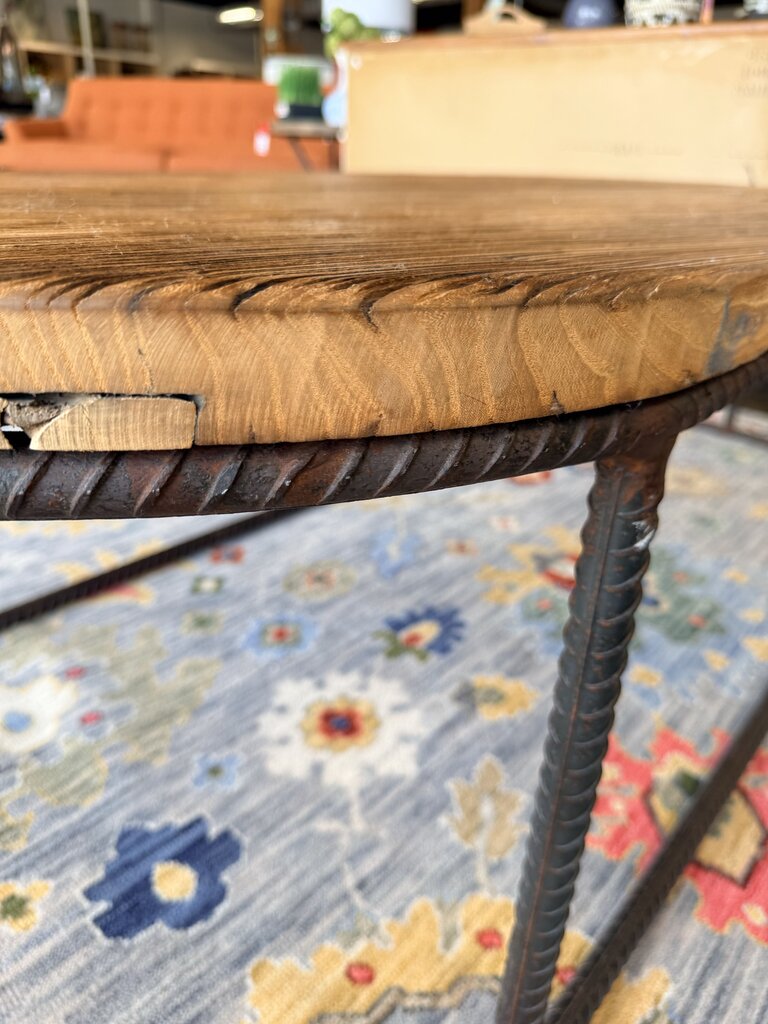Recycled Wood/Metal Coffee Table 69.5 X 30 X 19.5
