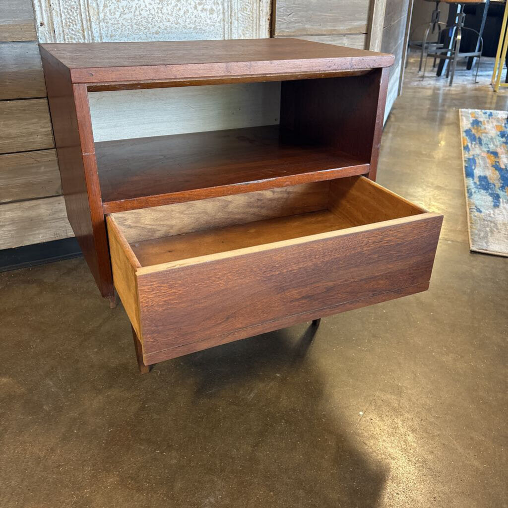 MCM One Drawer Nightstand 22.25 X 15 X 23.5
