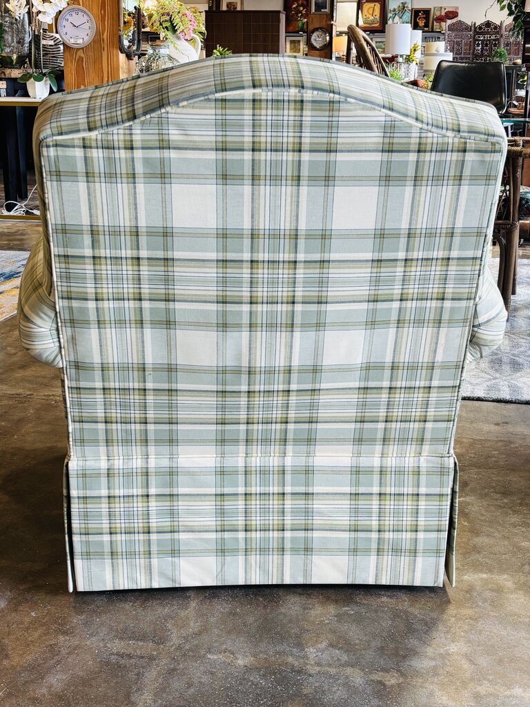 Plaid Arm Chair