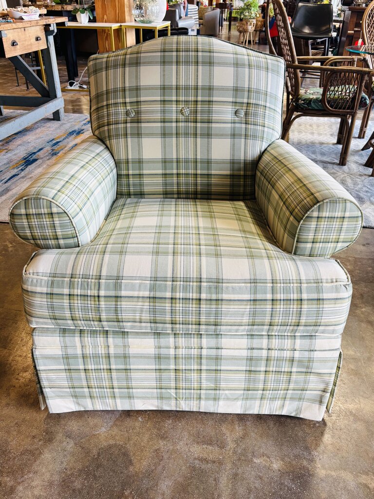 Plaid Arm Chair