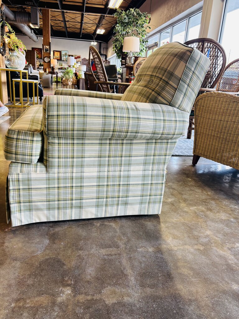 Plaid Arm Chair