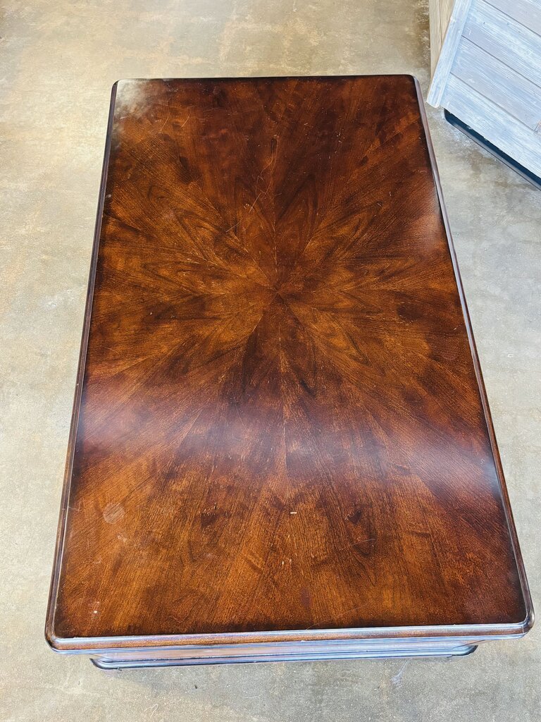 Two Drawer Coffee Table 52 X 32 X 19