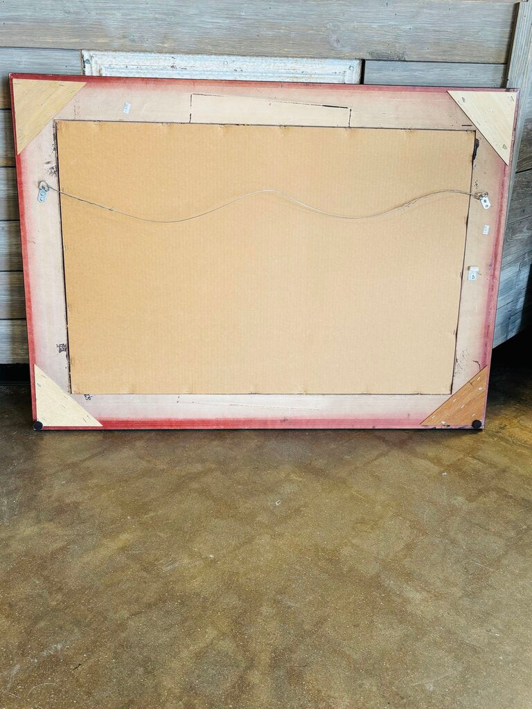 Carved Framed Mirror 43.25 X 31.25
