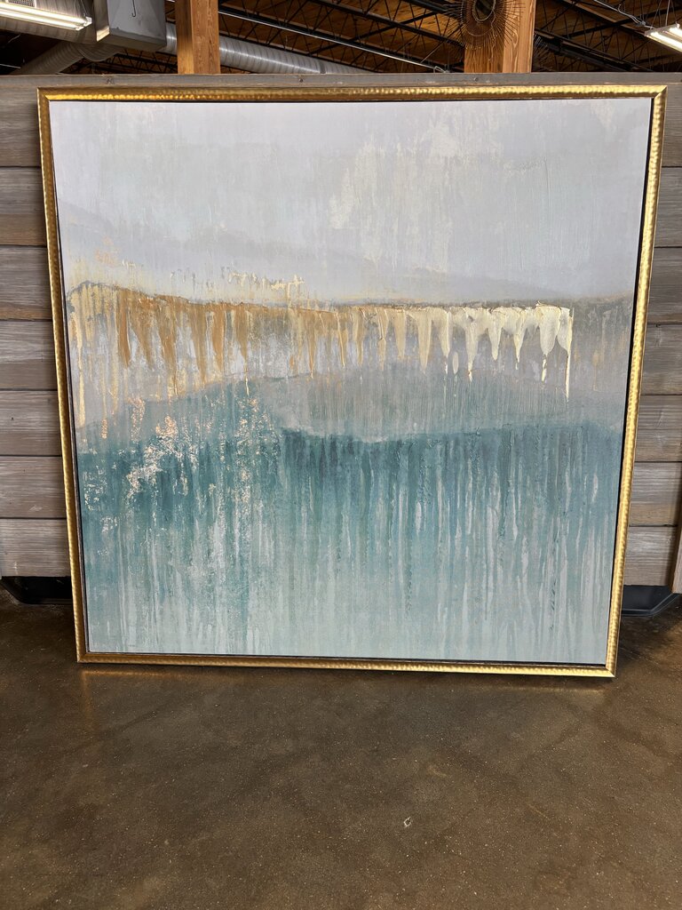 Framed Shimmer Water Artwork
