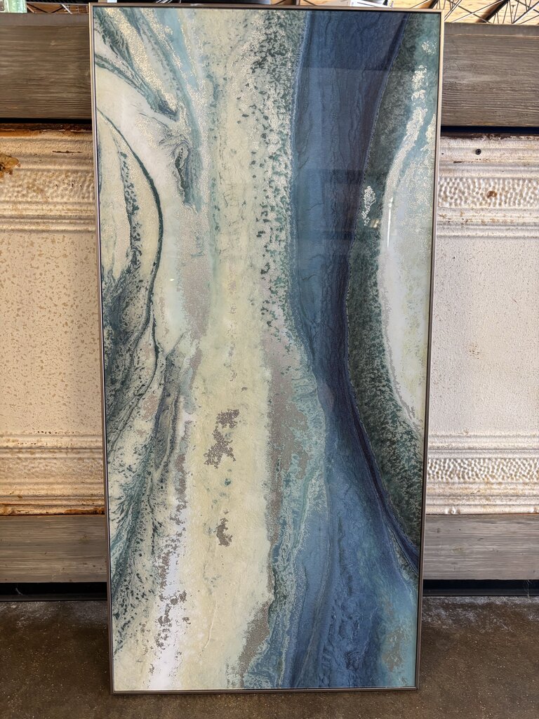 Framed Art Metal Geode