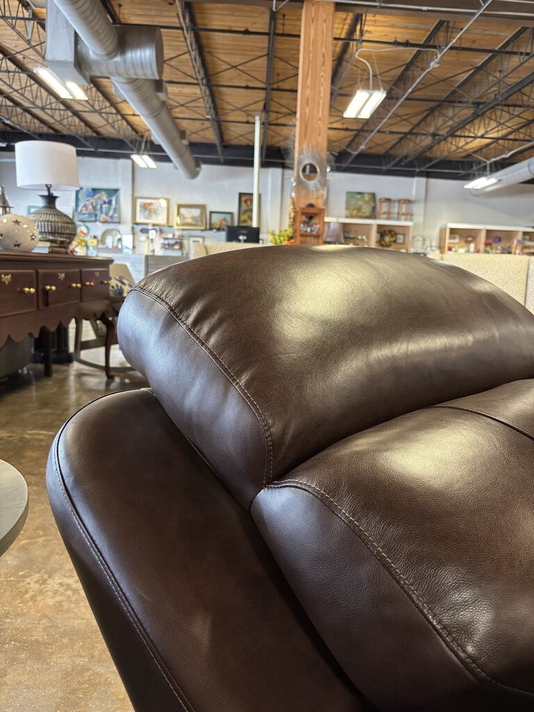 Power Leather Recliner