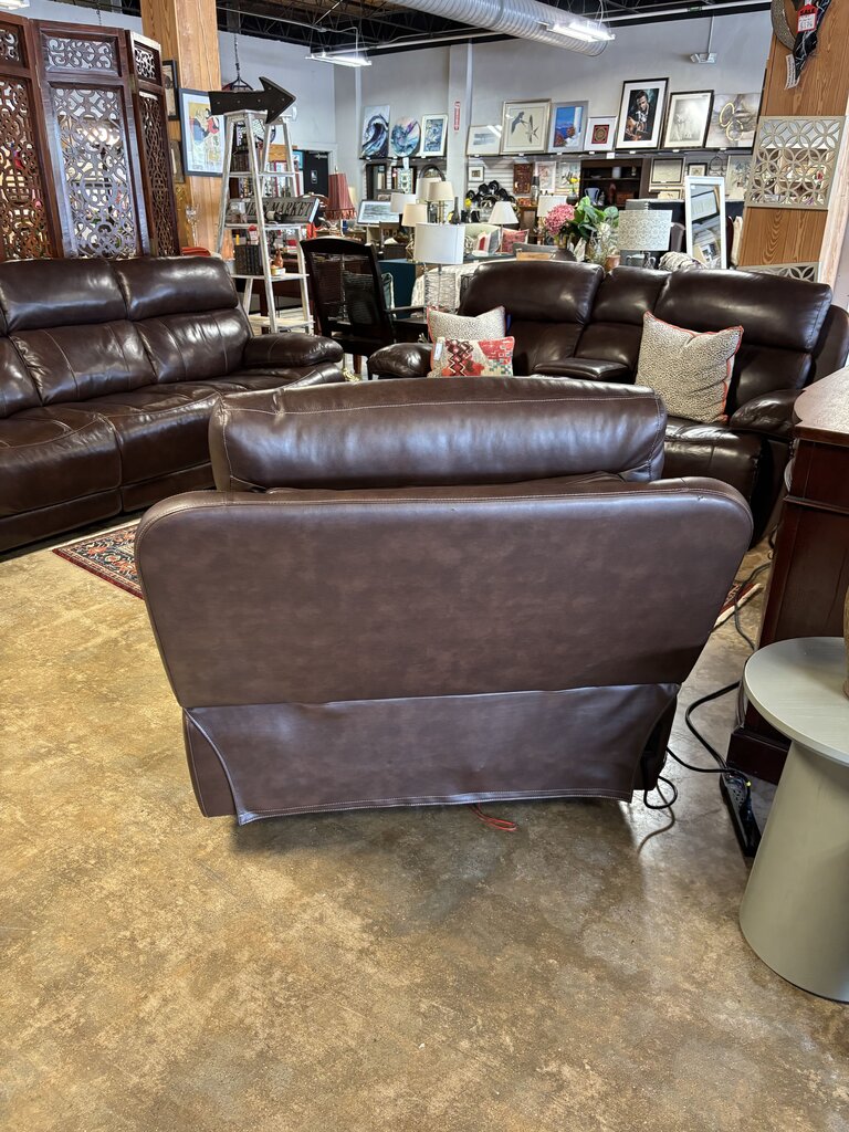 Power Leather Recliner
