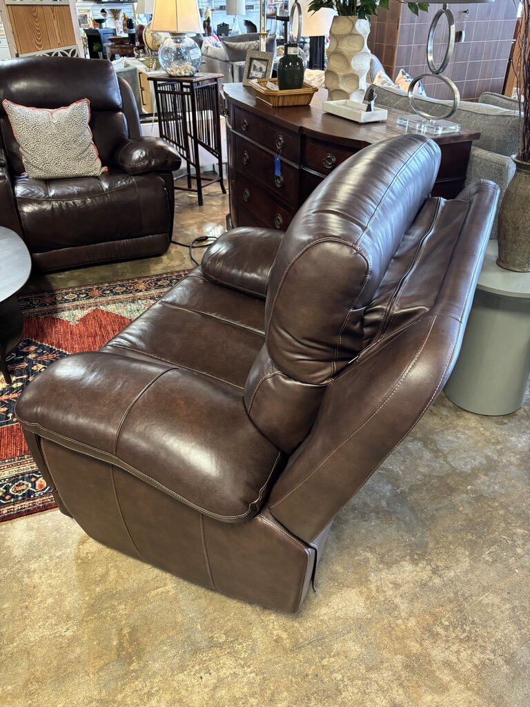 Power Leather Recliner