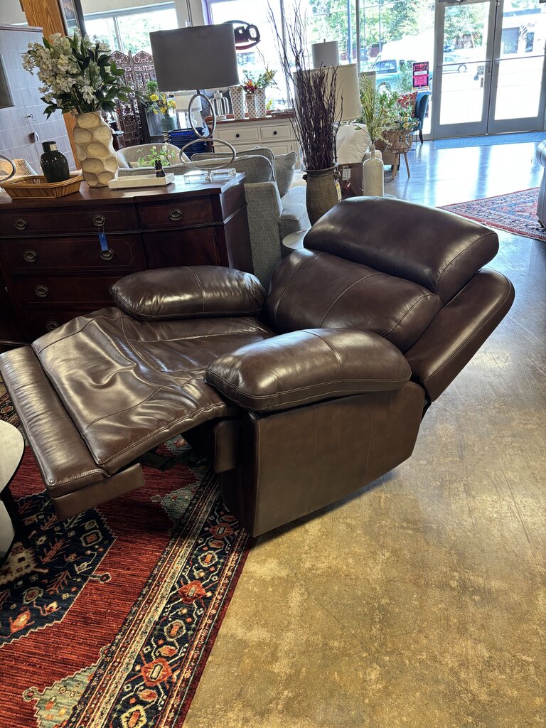 Power Leather Recliner