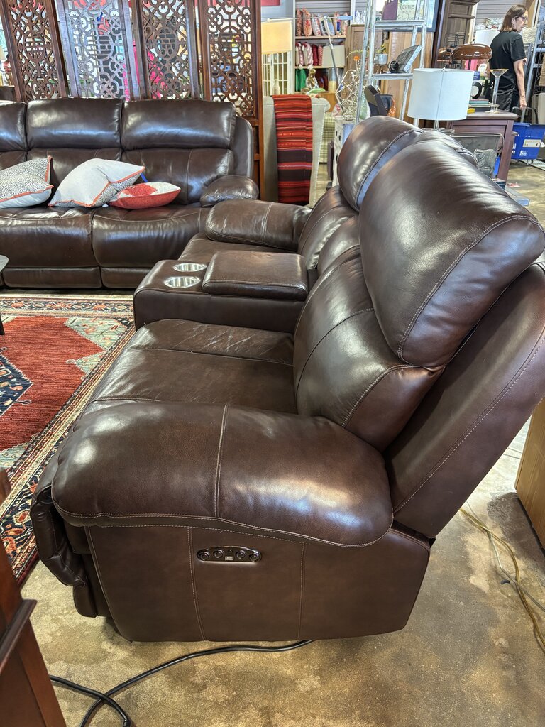 Power Reclining Loveseat with Console