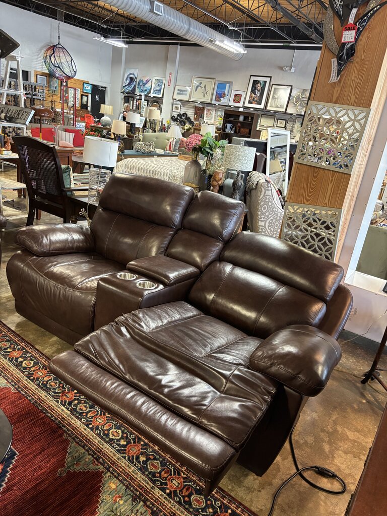 Power Reclining Loveseat with Console