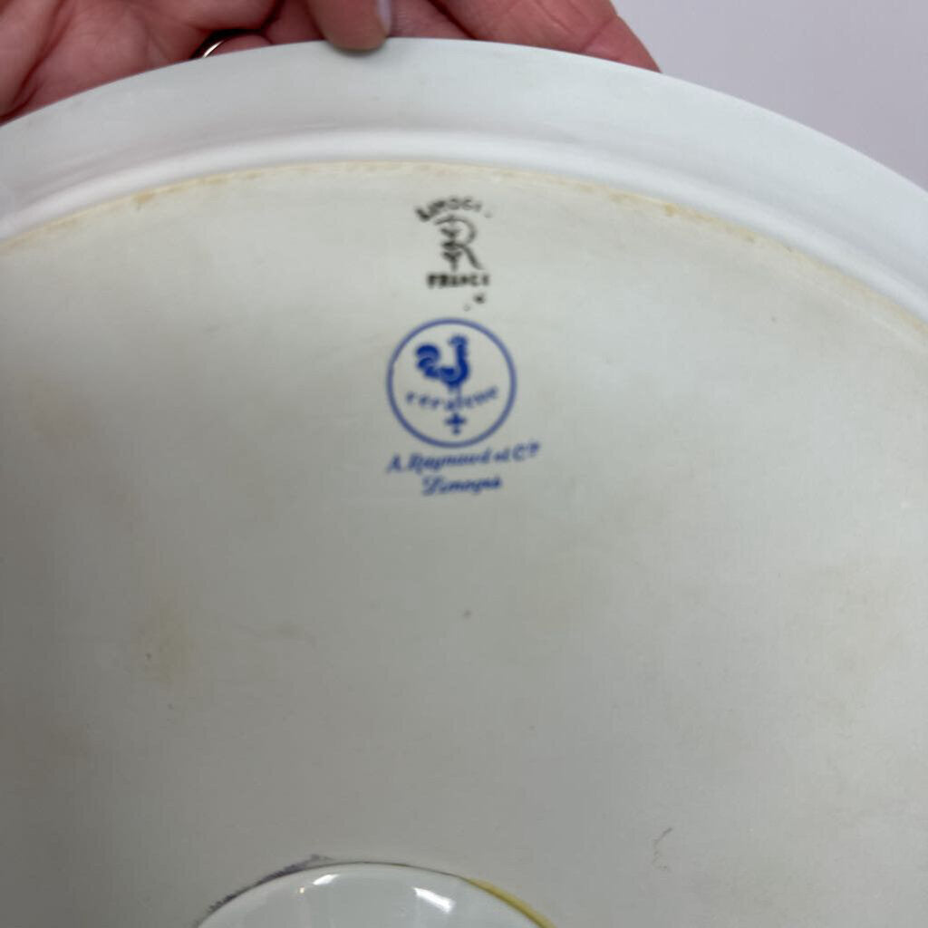 1970 Limoges Footed Cake Pan