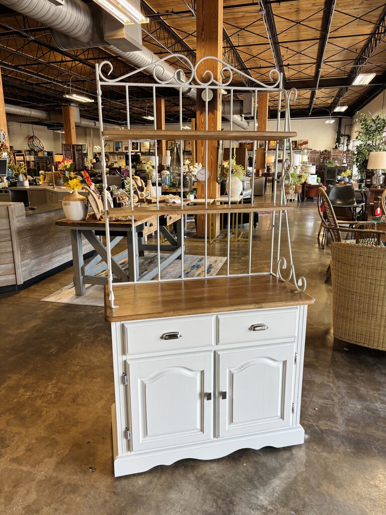 Painted Baker's Rack 37.75 X 18 x 74.75