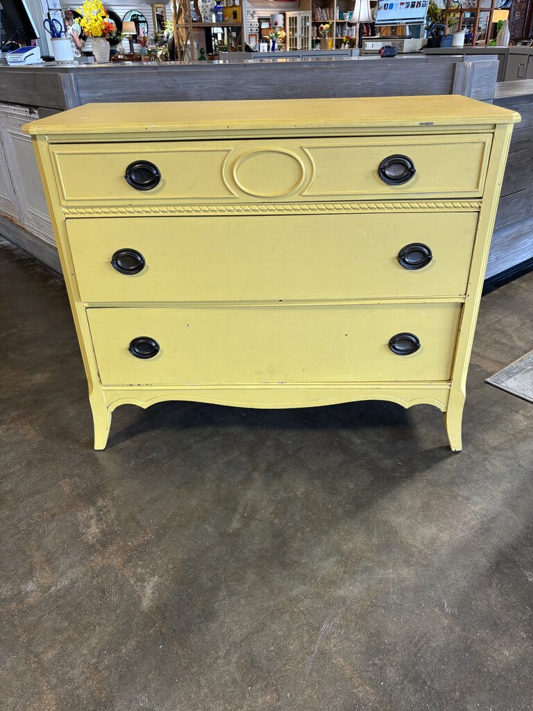 Vintage 3 Drawer Dresser 42 X 19 X 35