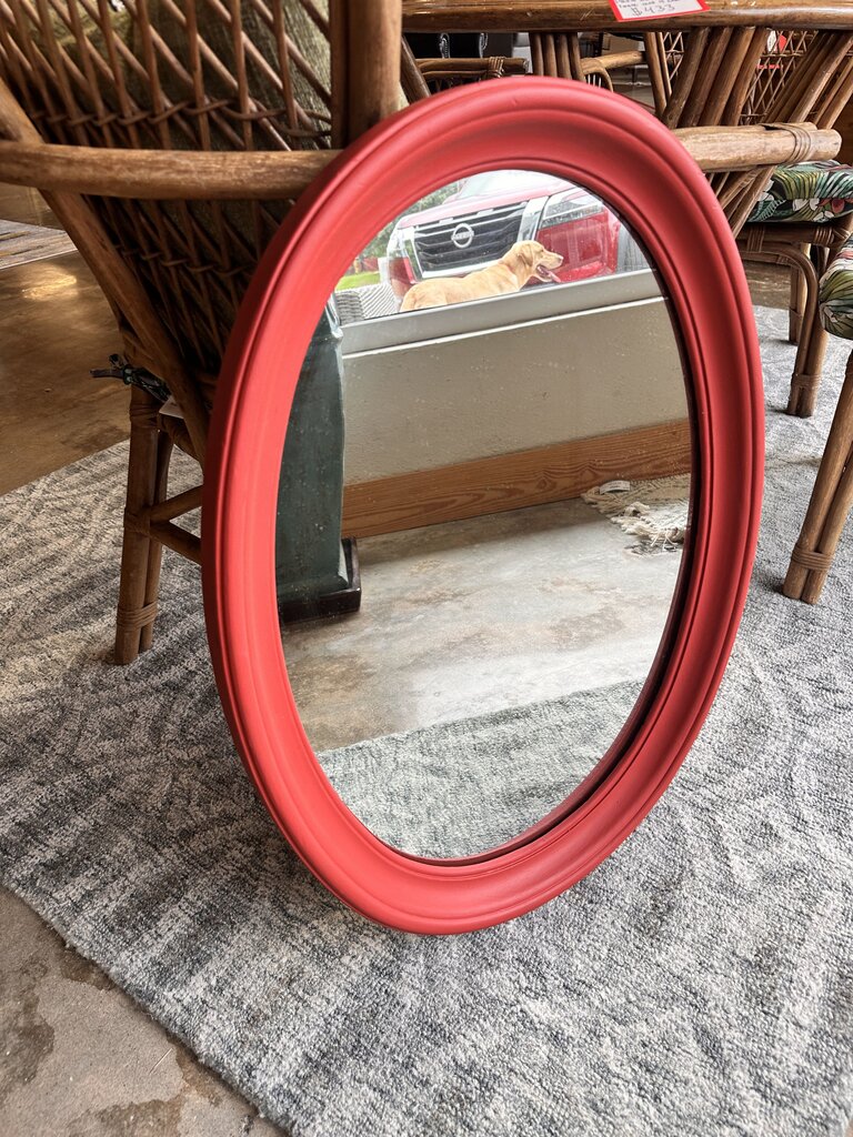 Solid Wood Frame MCM Mirror
