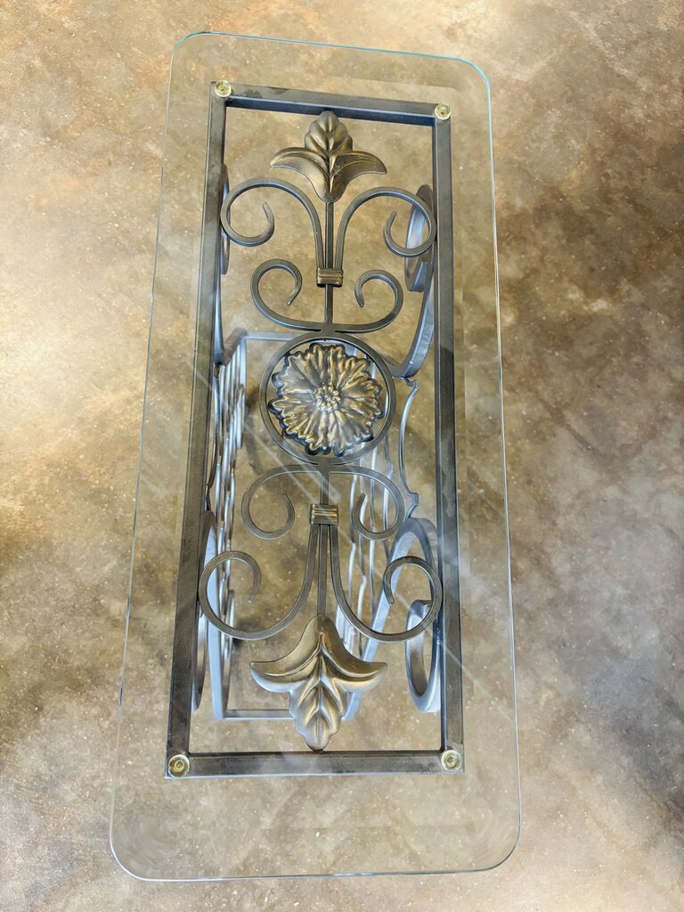 Glass Top Wine Table