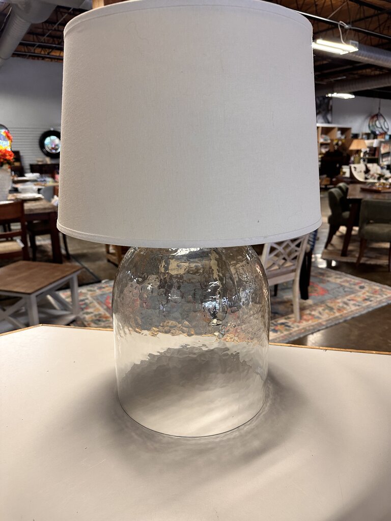 Bubble Glass Lamp & Shade