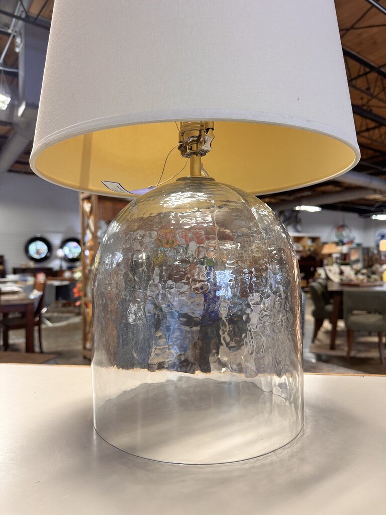 Bubble Glass Lamp & Shade