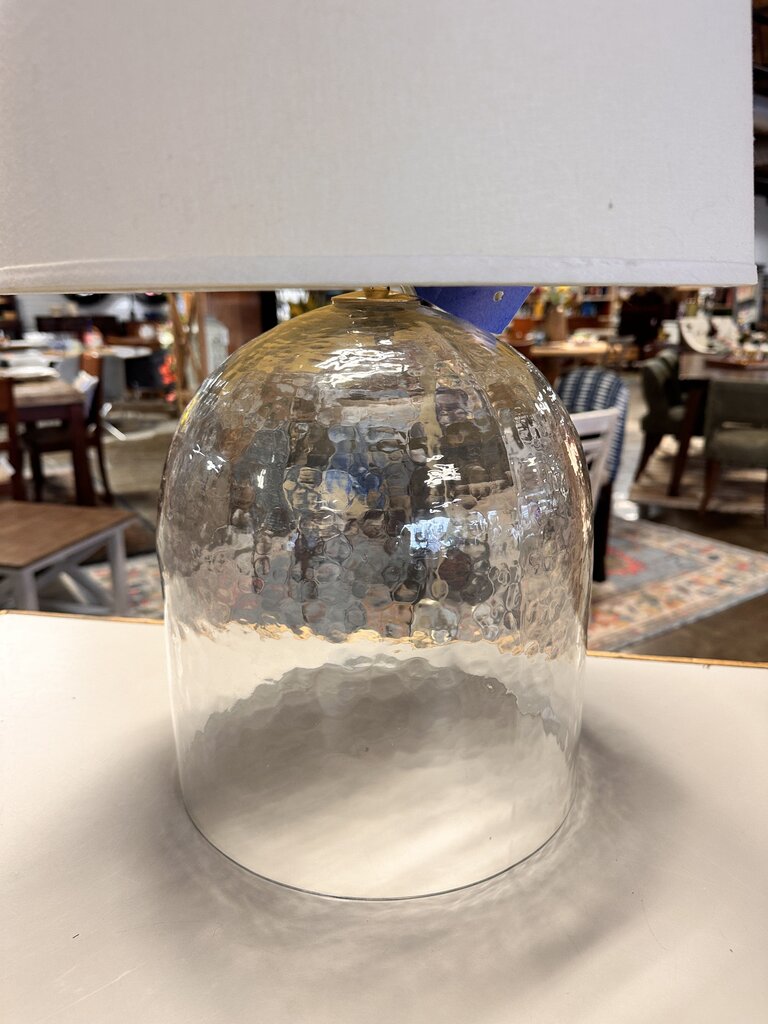 Bubble Glass Lamp & Shade