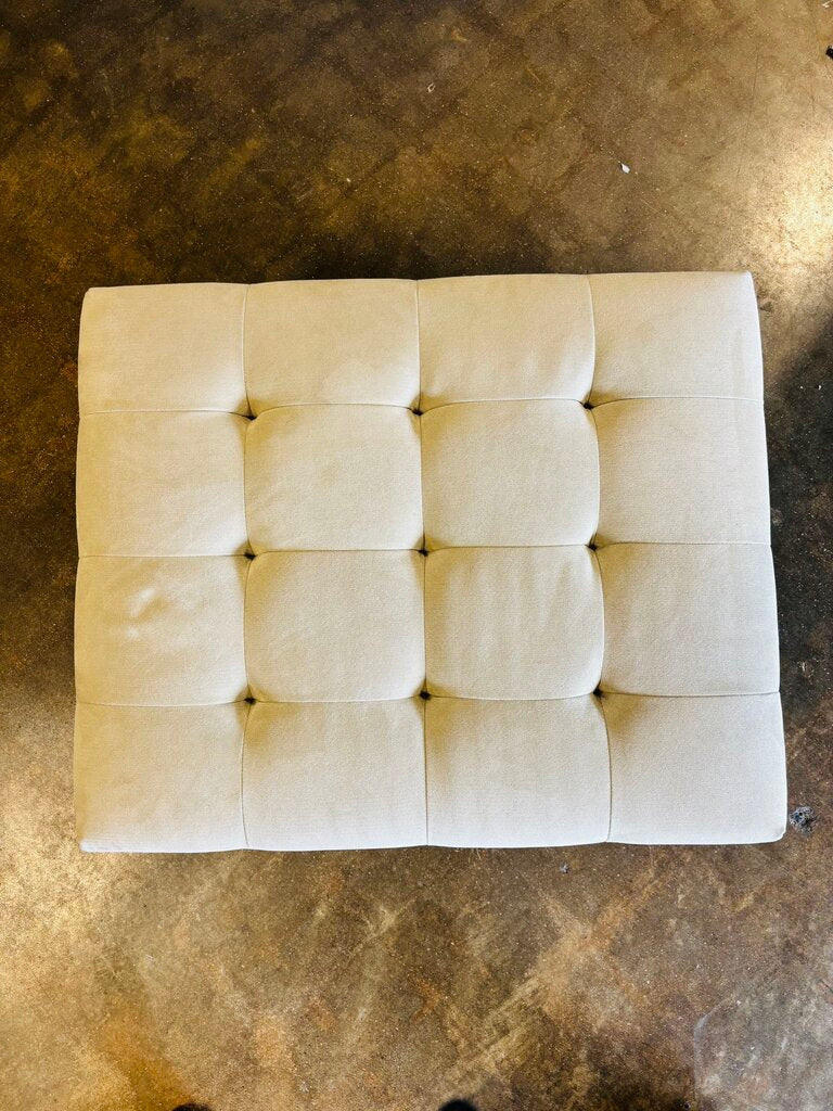 Tufted Upholstered Ottoman