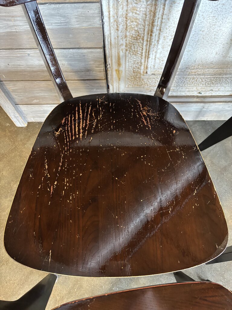 Set 4 Solid Dining Chairs