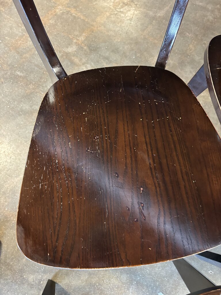 Set 4 Solid Dining Chairs