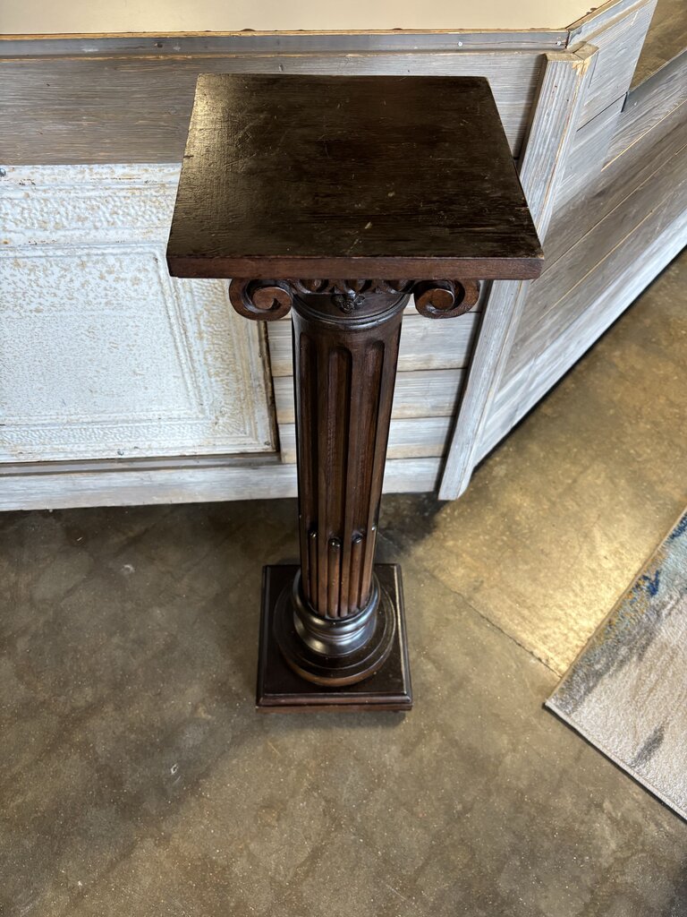 Tall Wood Plant Stand 39.5"H