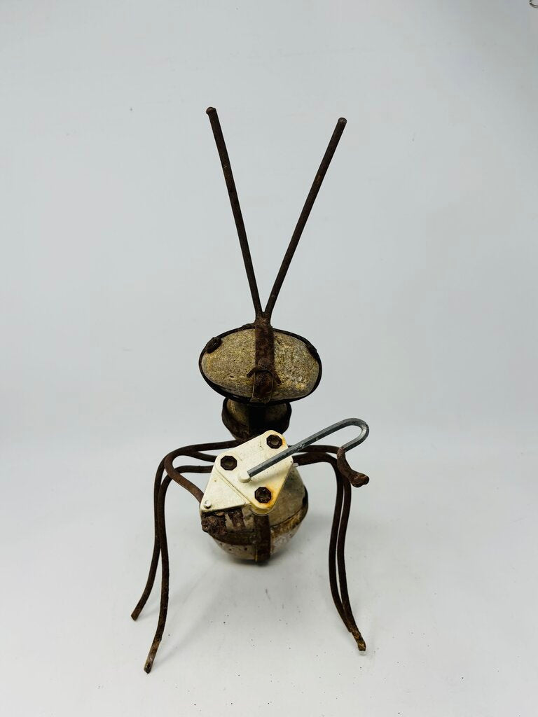 Rock/Metal Rustic Ant Sculpture