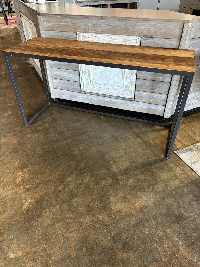 Metal/Reclaimed Wood Console 59 X 19.75 X 30